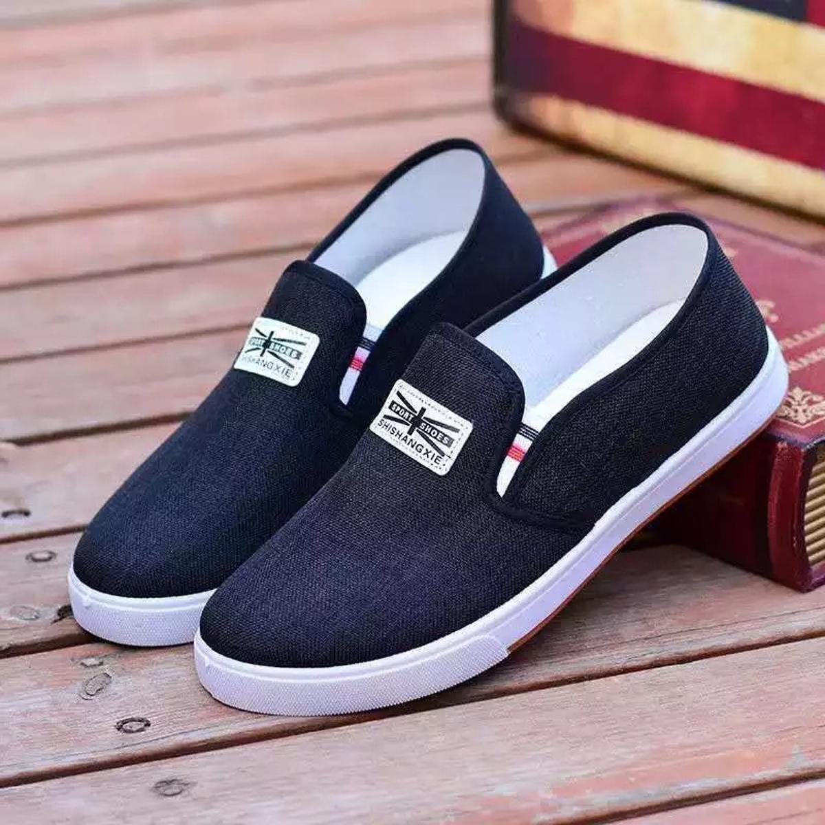 【ALLGOOD】Denim canvas shoes, men's trend running shoes, spring new casual sports shoes, men's