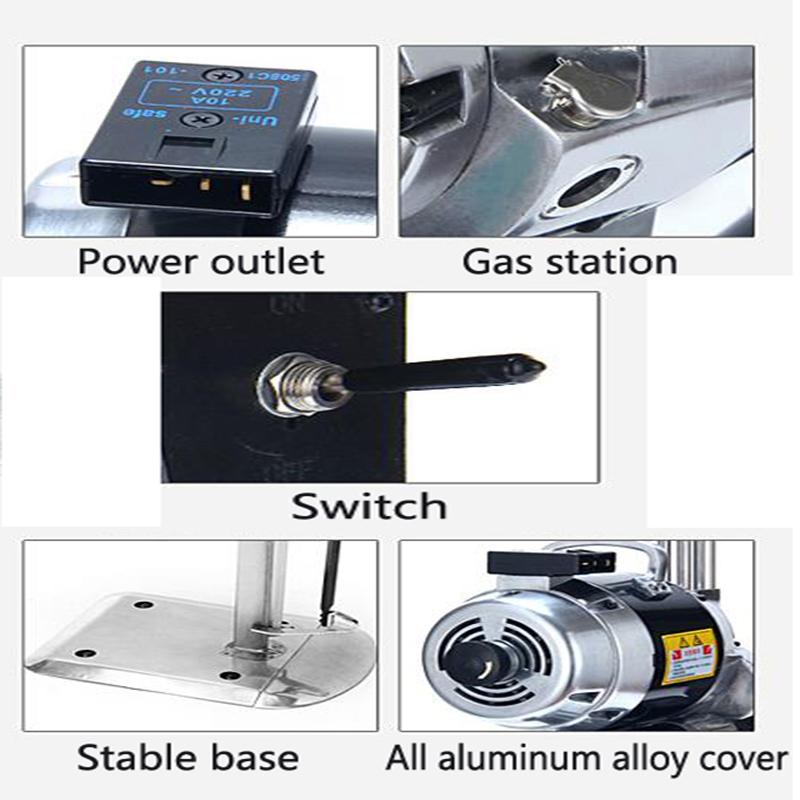 Industrial Electric Straight Knife Fabric Cutting Machine 8 Inch Cloth Cutting machine 550W - Auto Knife Sharpening cloth cutter. 