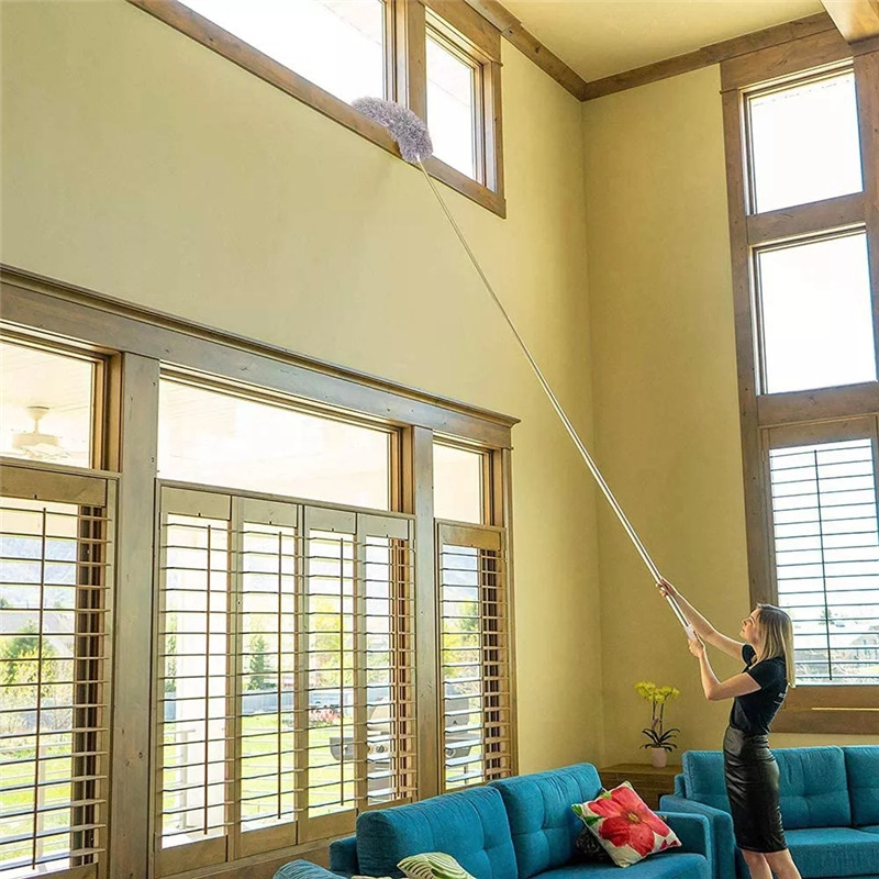 Adjustable Telescopic Bending Duster Brush Extendable Hand Dust Cleaner Car Furniture Gap Cleaning Brush Dust Removal Tool. 