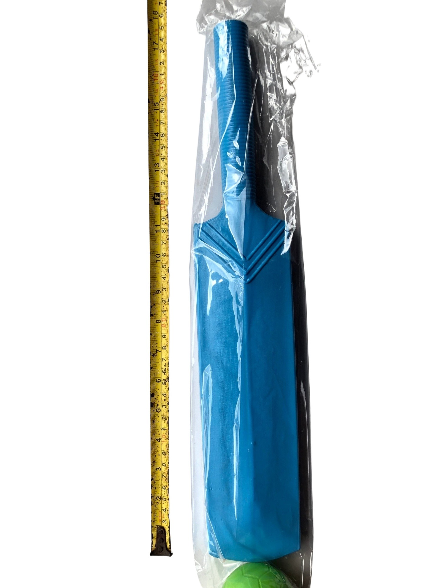 Made in Sri lankan Plastic bat and ball comes in two sizes 15inch and 17.5inch height small and medium sizes.. 