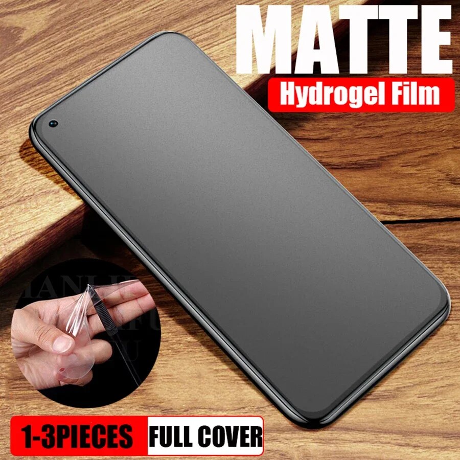 Pellicola Protettiva In Idrogel Opaco Anti-Impronte Per Realme GT 5G, Copri Schermo Flessibile Con Kit Applicazione