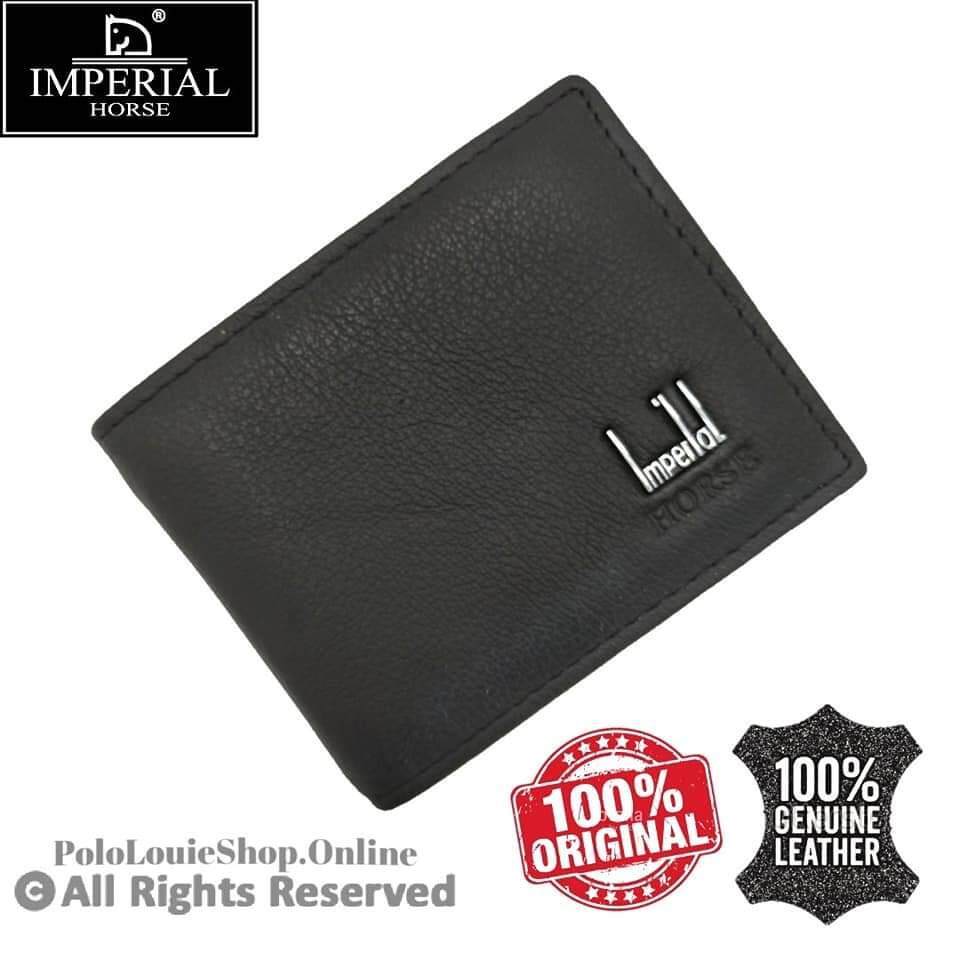 Original High Quality Imperial Horse Men's Genuine Leather Wallet Dompet Lelaki