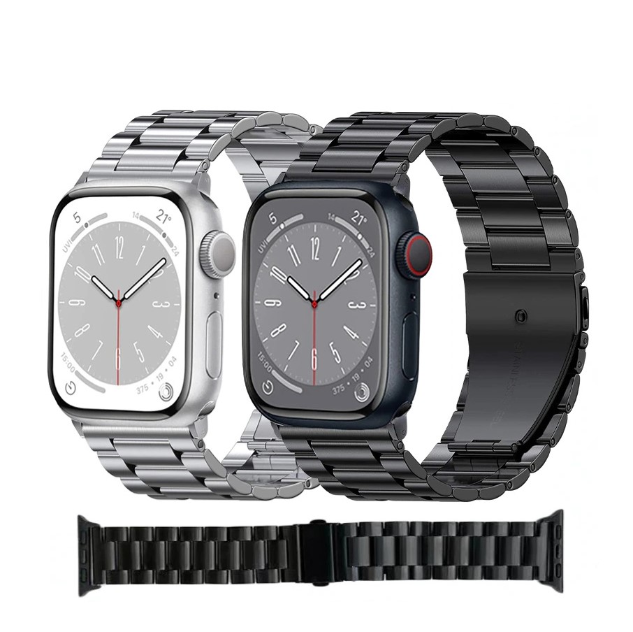Band for Apple Watch Stainless Steel 38mm 40mm 41mm & 42mm 44mm 45mm 49mm Strap for Apple iWatch Series Ultra 8/7/6/5/4/3/2/1. 