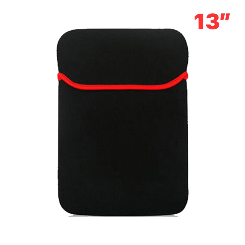 13 Inch 14 Inch 15.6 Inch Laptop Pouch Black Reversible Protective Soft Laptop Sleeve Bag Air Pro Notebook Computer Pouch Multi-function