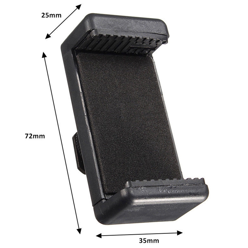 2 In 1 Phone Clip Holder 360 Ball Head Hot Shoe Adapter Mount Fit For Dslr Slr Camera. 