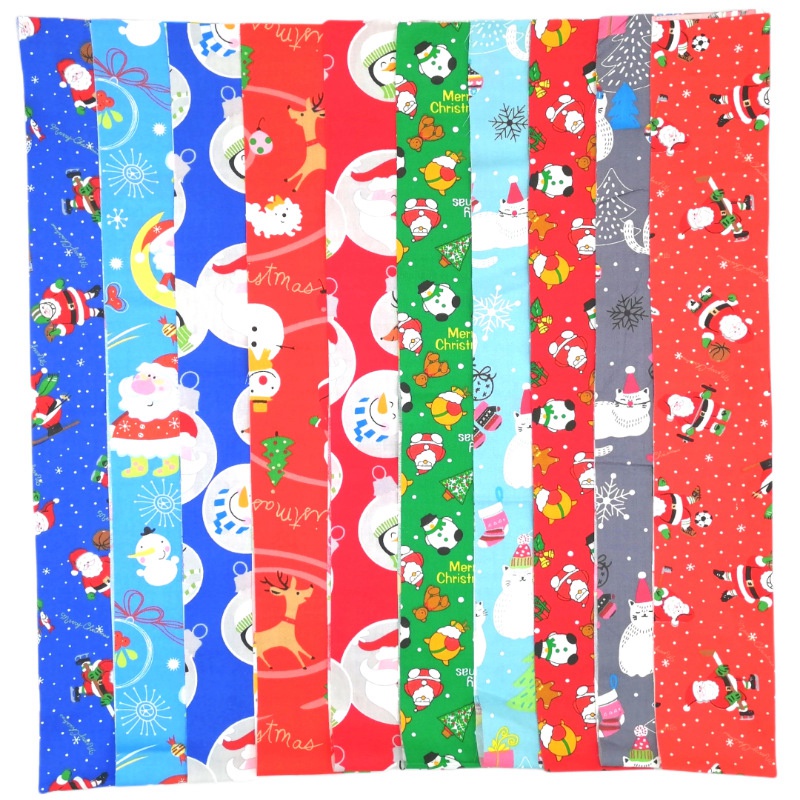 BRADOO- 20 Patterns Jelly Roll Fabric, Pre-Cut Jelly Roll Fabric Strips for Quilting,Fabric Jelly Rolls with Different Patterns. 