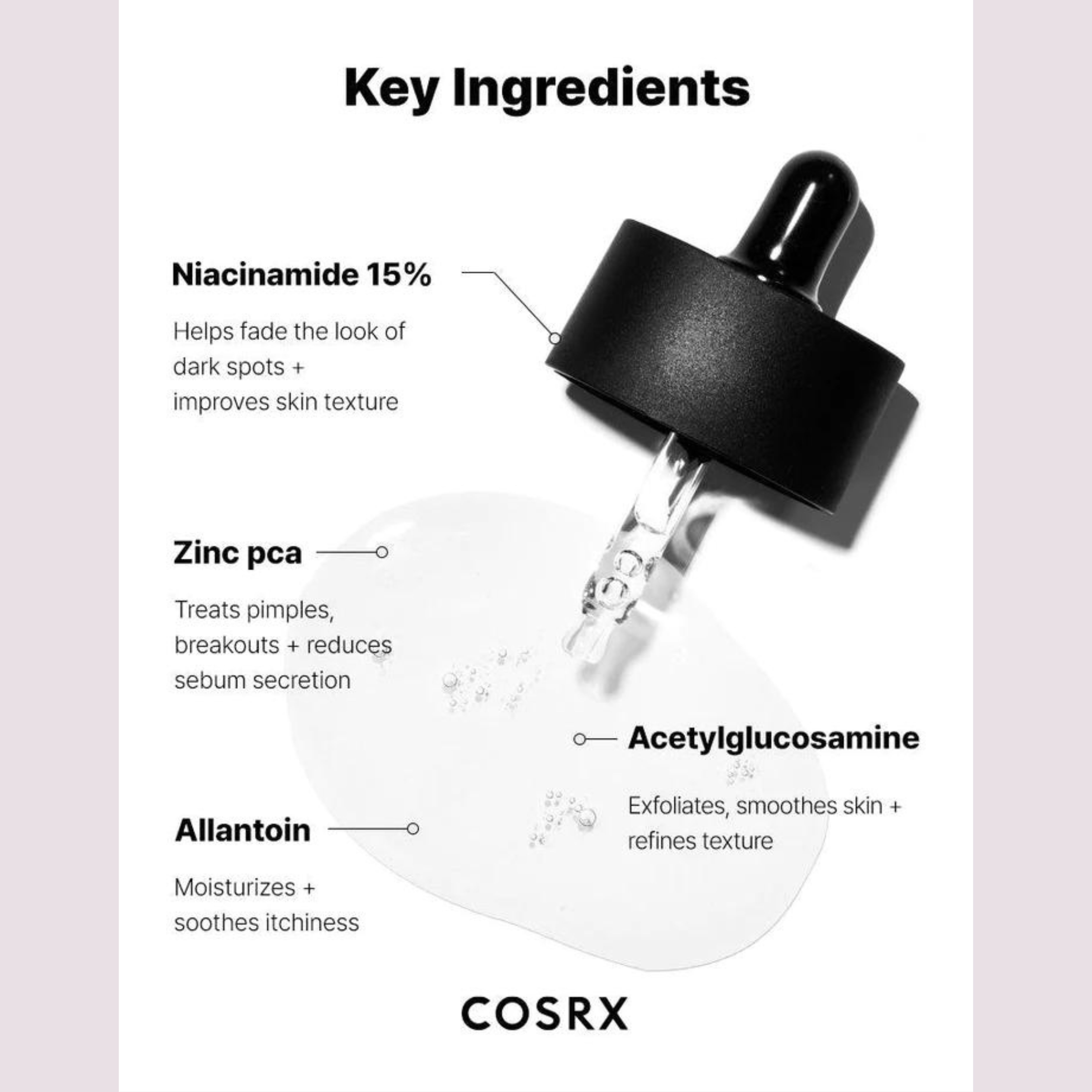 COSRX The Niacinamide 15 Serum. 