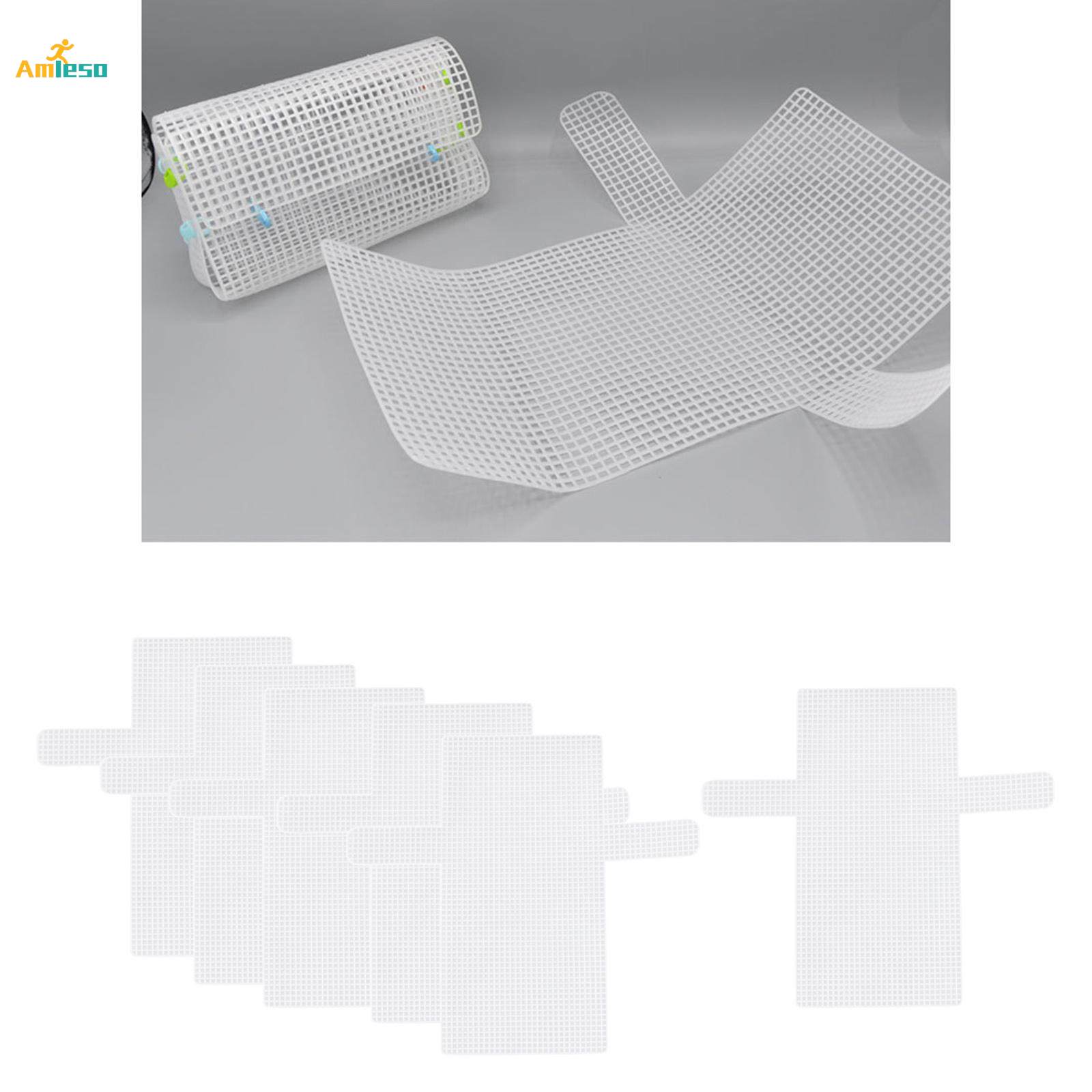 6 Clear Plastic Canvas Sheets for Bag Embroidery Knit Purse. 