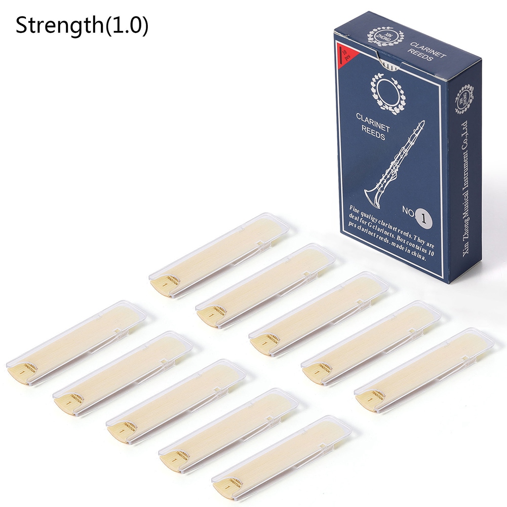 10Pcs Clarinet Clarinet Instrument Replacement Parts Accessories Hardness-1.0. 