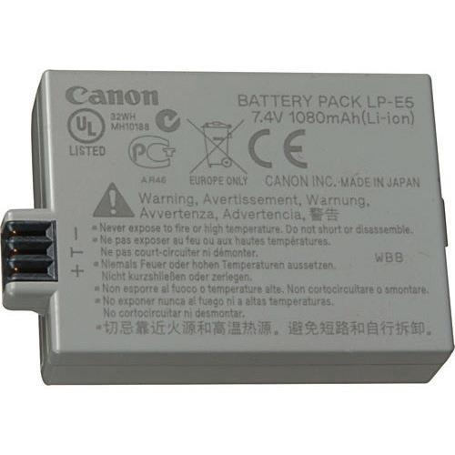 Canon LP-E5 Battery for canon EOS 450D 1000D 500D Kiss F X2 X3 Rebel XS XSi. 