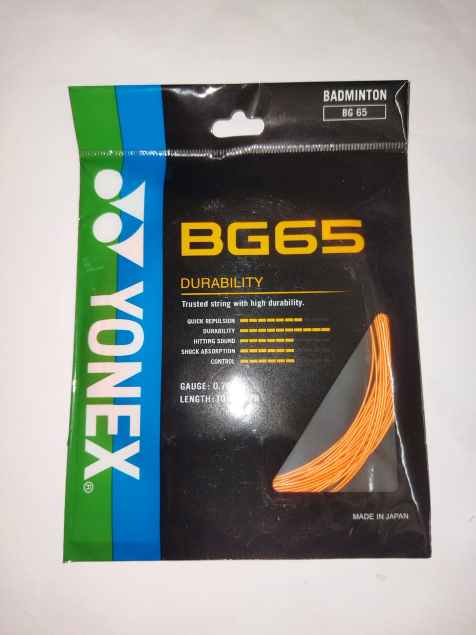 BG 65 Madminton string Yonex. 