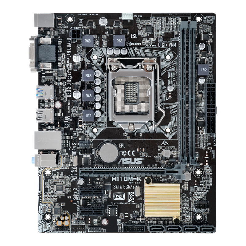 H110 DDR4 6th Gen / 7th Gen Motherboard | I3 I5 I7 Main Board. 