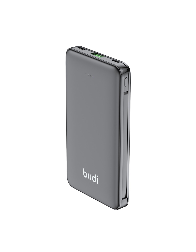 10000mAh Quick Charge Power Bank with Build-in Charge cable. 