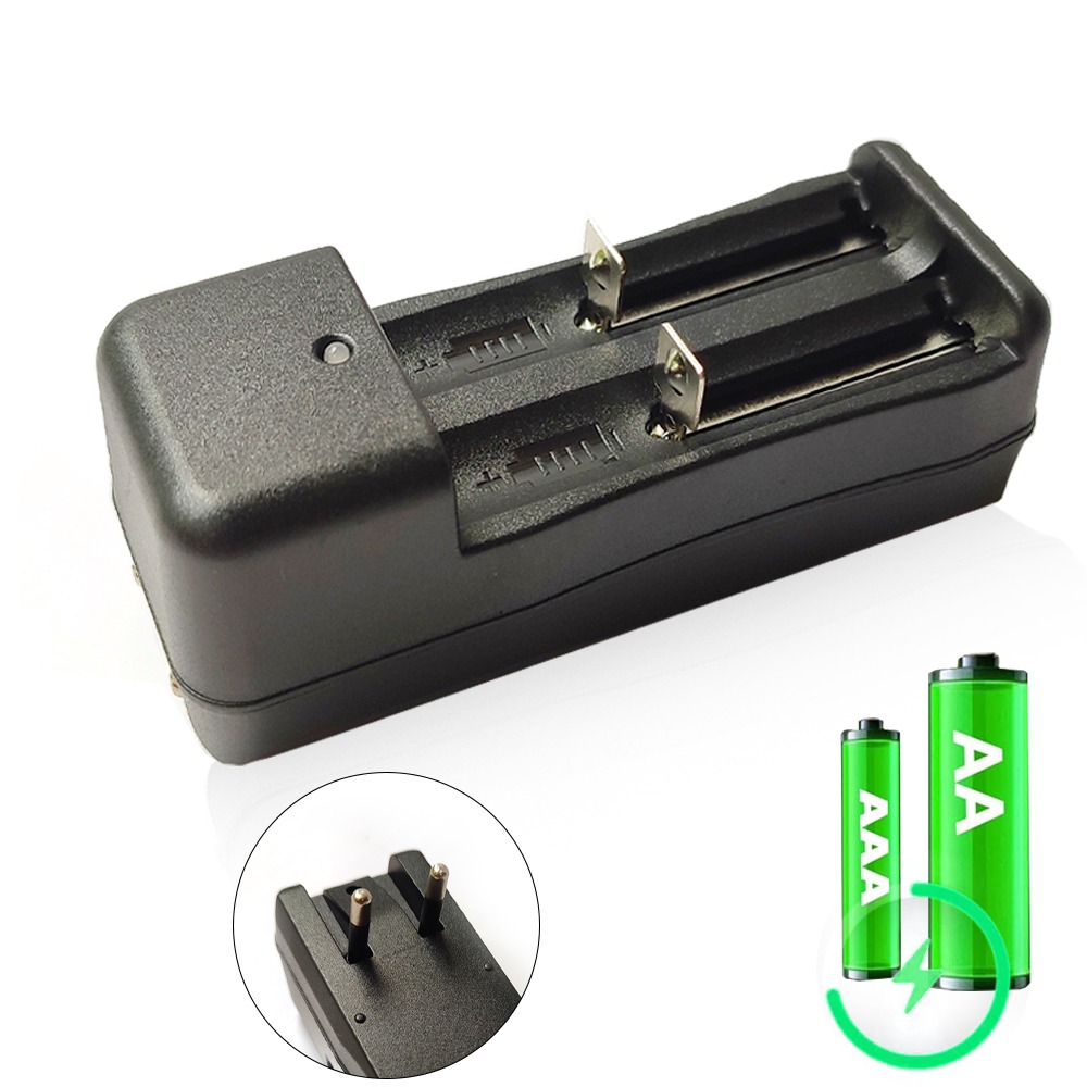 Double Rechargeable Battery Charger 18650 Lithium ion battery 3.7v