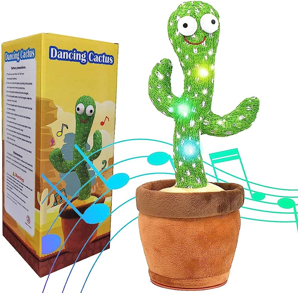 Dancing Cactus Talking Tree Toy (Rechargeable Battery) Daraz.lk
