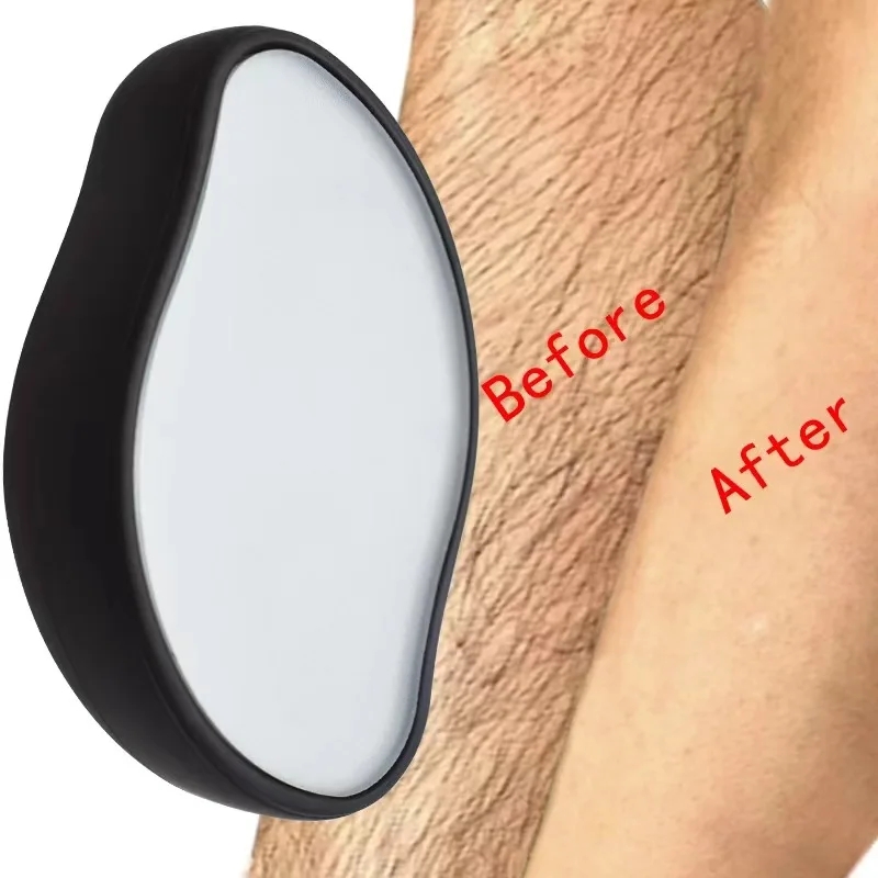 Crystal Hair Eraser, Magic Hair Eraser Crystal Hair Remover Reusable Painless Hair Removal Tool for Women and Men Arms Legs Back Chest Belly, Fast & Easy,. 