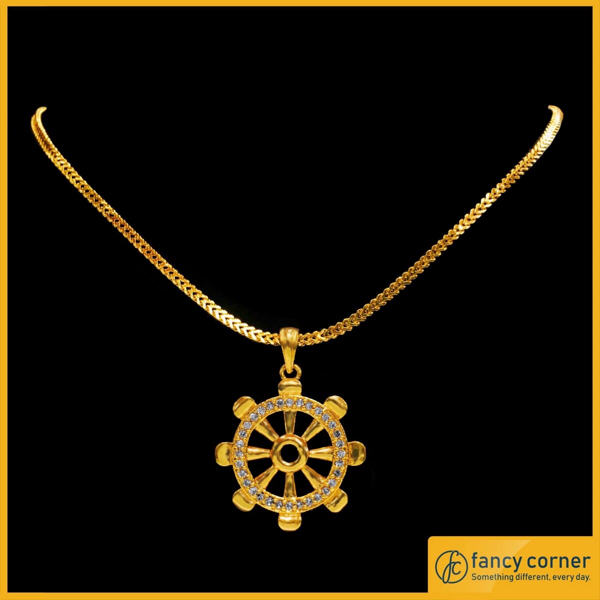 Dhamma Chakra Gold Dharmachakra Pendant Gold Dharmachakra Dhamma Chakra Pendant Dharmachakra Pendant New