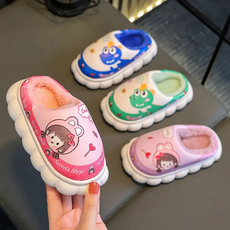 Childrens slippers size on sale 3