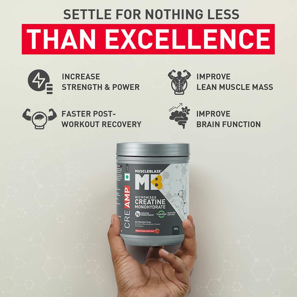 Muscleblaze Creatine Monohydrate CreAMP, 250 g. 