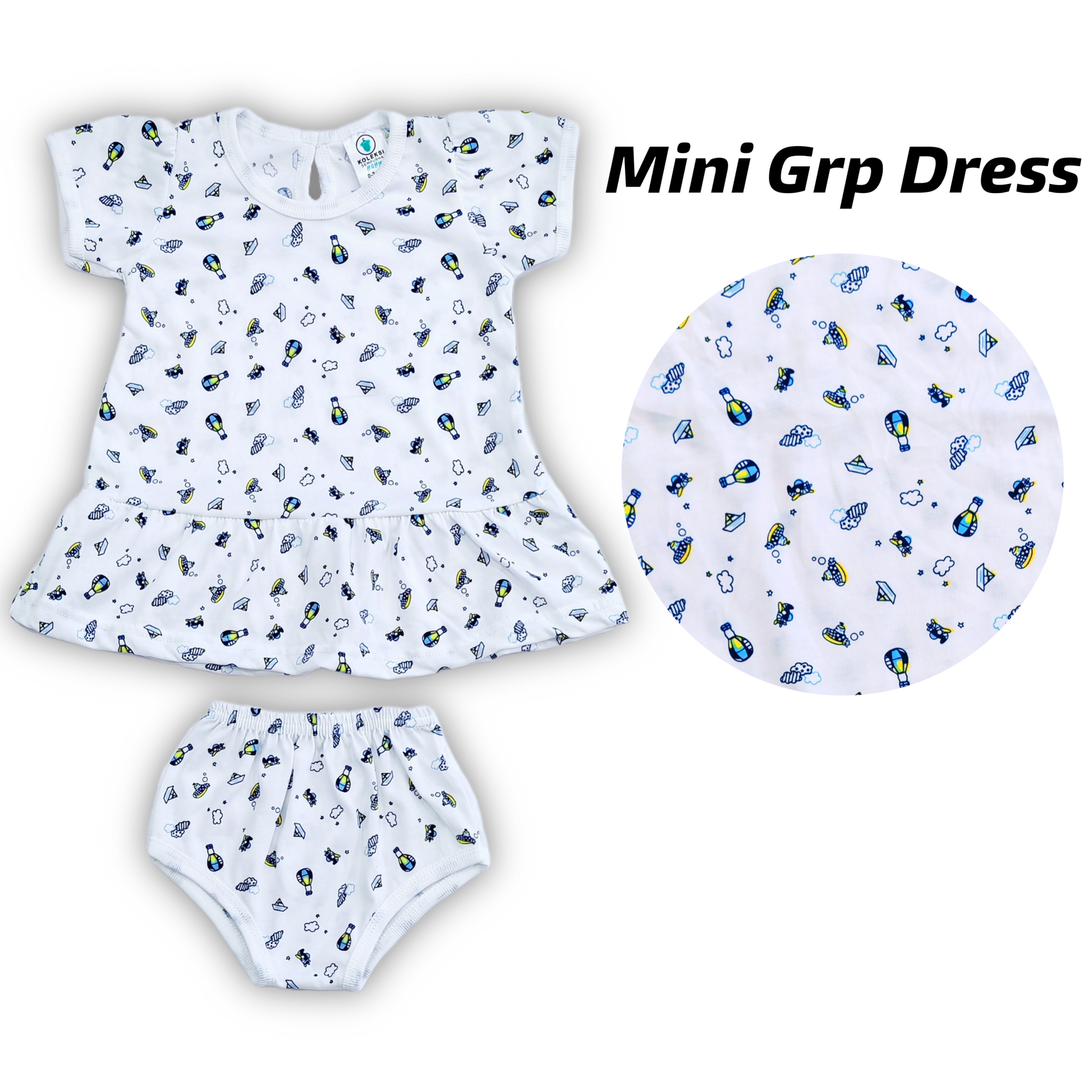 NCH Newborn Baby Girl Cloth Dresses 1 Years Baju Baby Girl Gaun Baju Jalan2 Bayi Perempuan. 