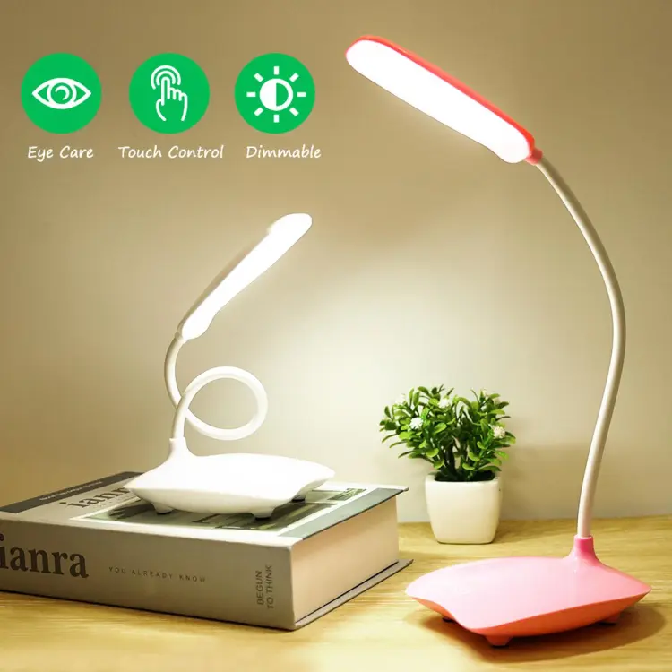 Desk lamp touch store control