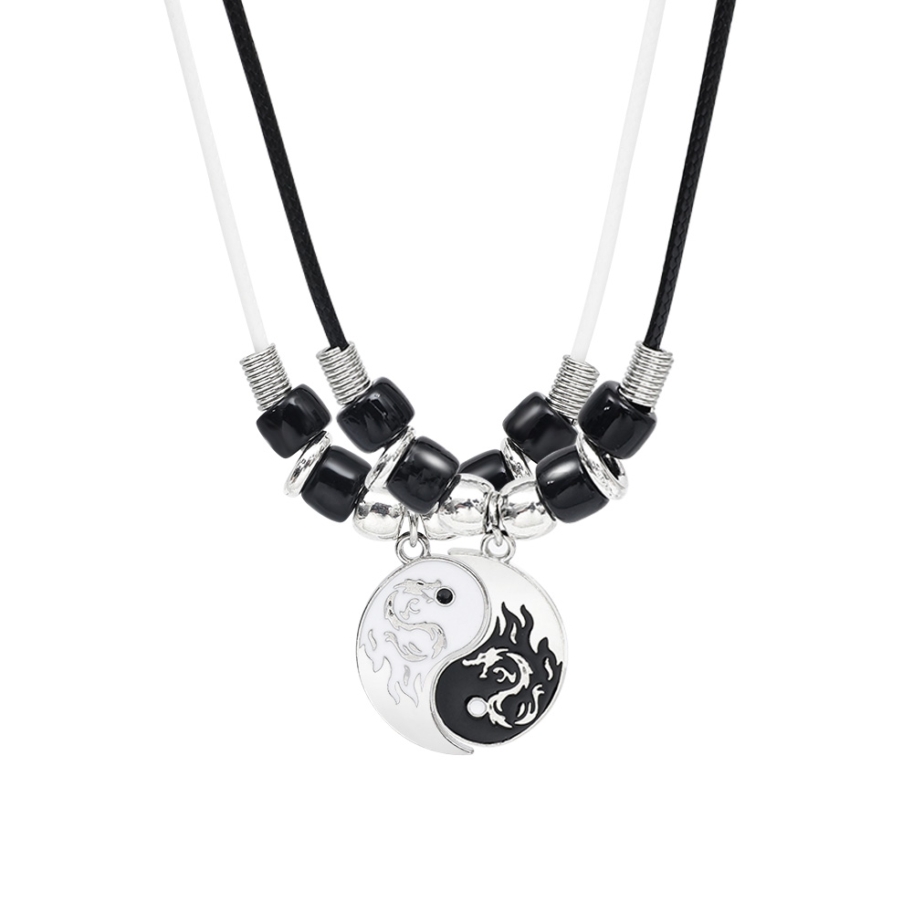 Bracelet Dragon <br> Yin Yang (Acier) main image 0