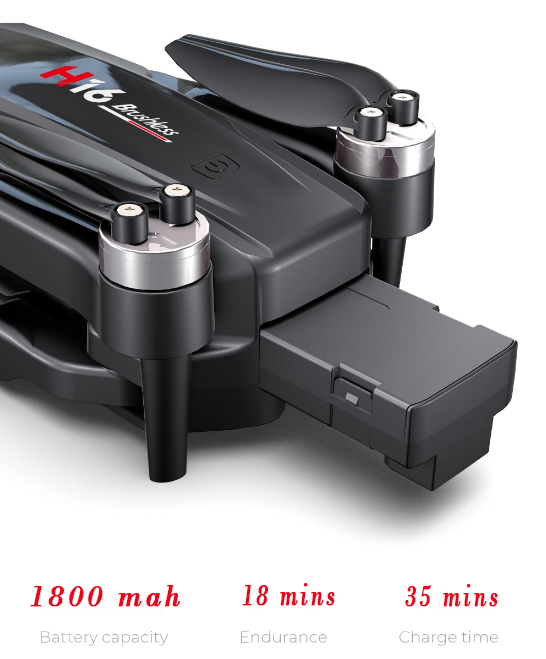 H16 Dual Camera Drone Quadcopter Brushless Aerial Photography Laser Obstacle Avoidance Drone. 