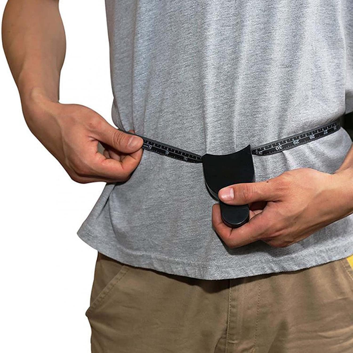 Automatic Tape Measure, Measuring Tape for Body, Multifunctional Digital Body Tape Measure, Portable Accurate Measuring Tape for Body Measurement & Weight Loss (1Pcs, Black). 