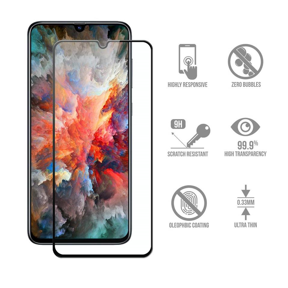 i Phone XS Max 10D Tempered Glass Protective Glass Screen Protector - Black Line / Border. 