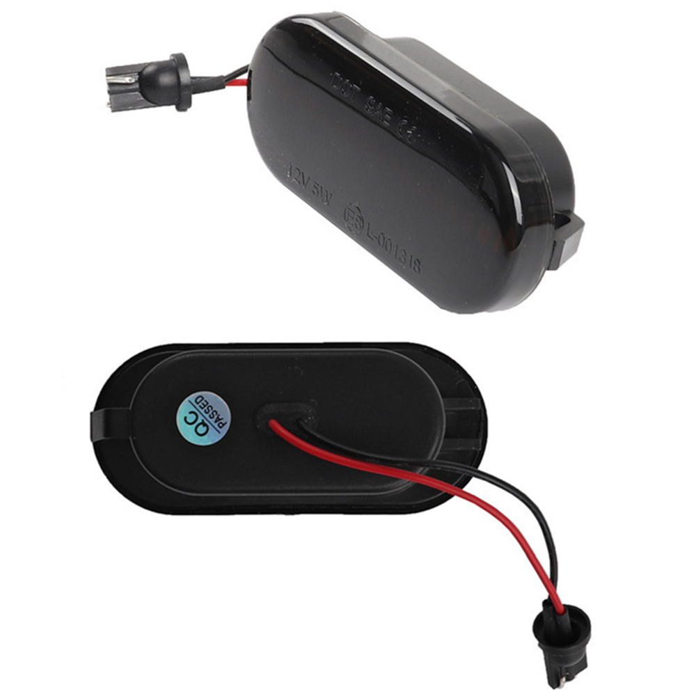 2pcs Dynamic LED Side Marker Turn Signal Light Blinker Light Replacement For VW Golf/ Passat/ Polo/ Sharan. 