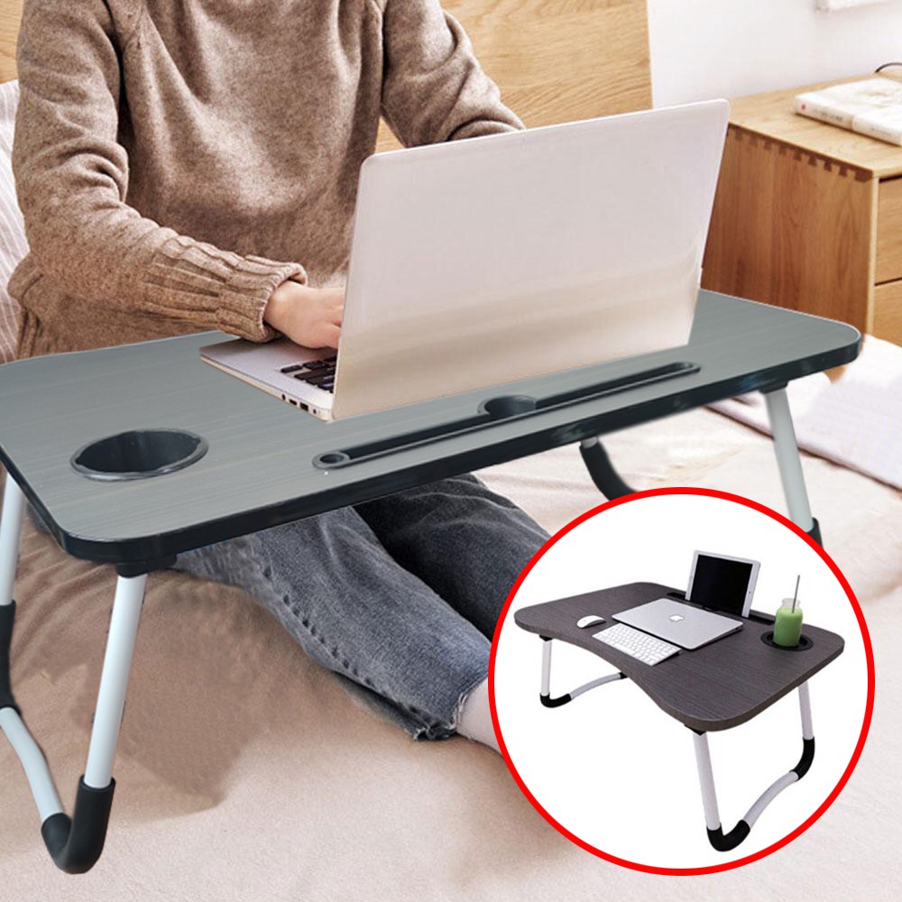 Bed Study Table (L Size) Laptop Desk Foldable Bed Table (flt) Folding ...