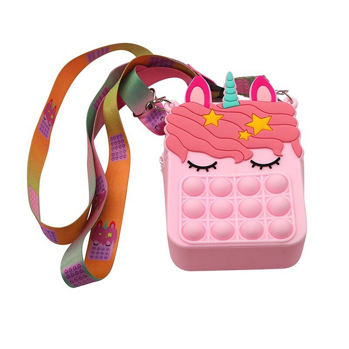 Party Propz Pop It Unicorn Bags For Girls Fidget Toys Pop It Sling Bags 