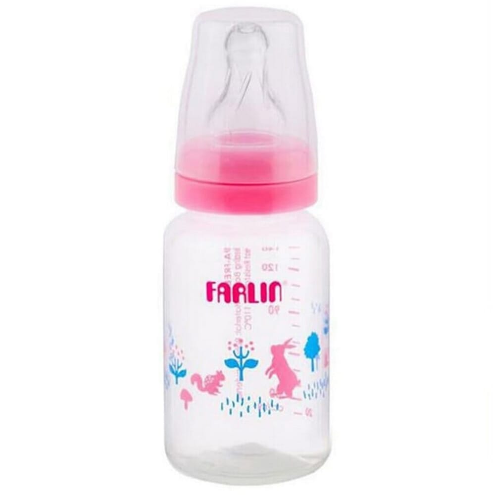 Farlin Pp Standard Neck Feeder 140ml (Pink). 