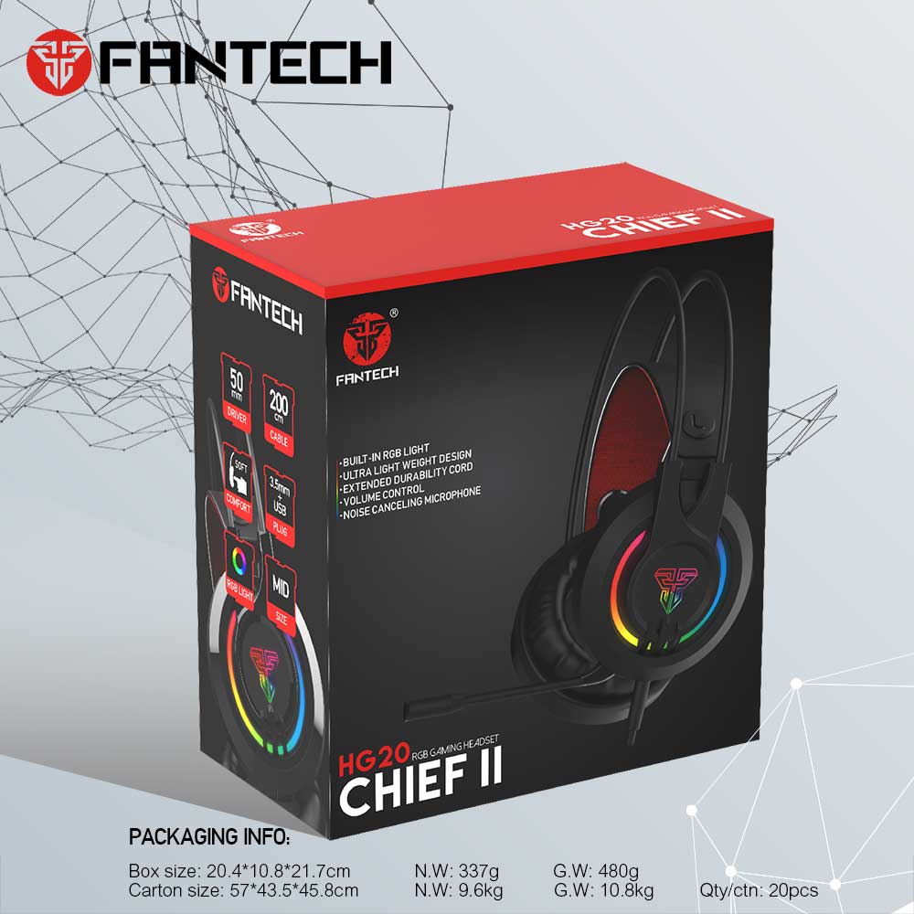 Fantech Chief Ii Hg20 Rgb Gaming Headset. 