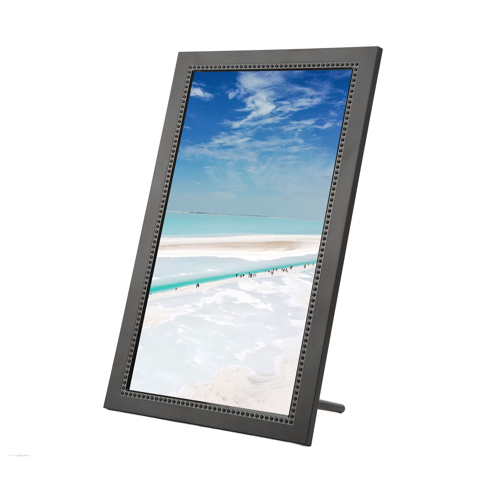 Digital Picture Frame, IPS Touch Screen Digital Photo Frame ABS for Home. 
