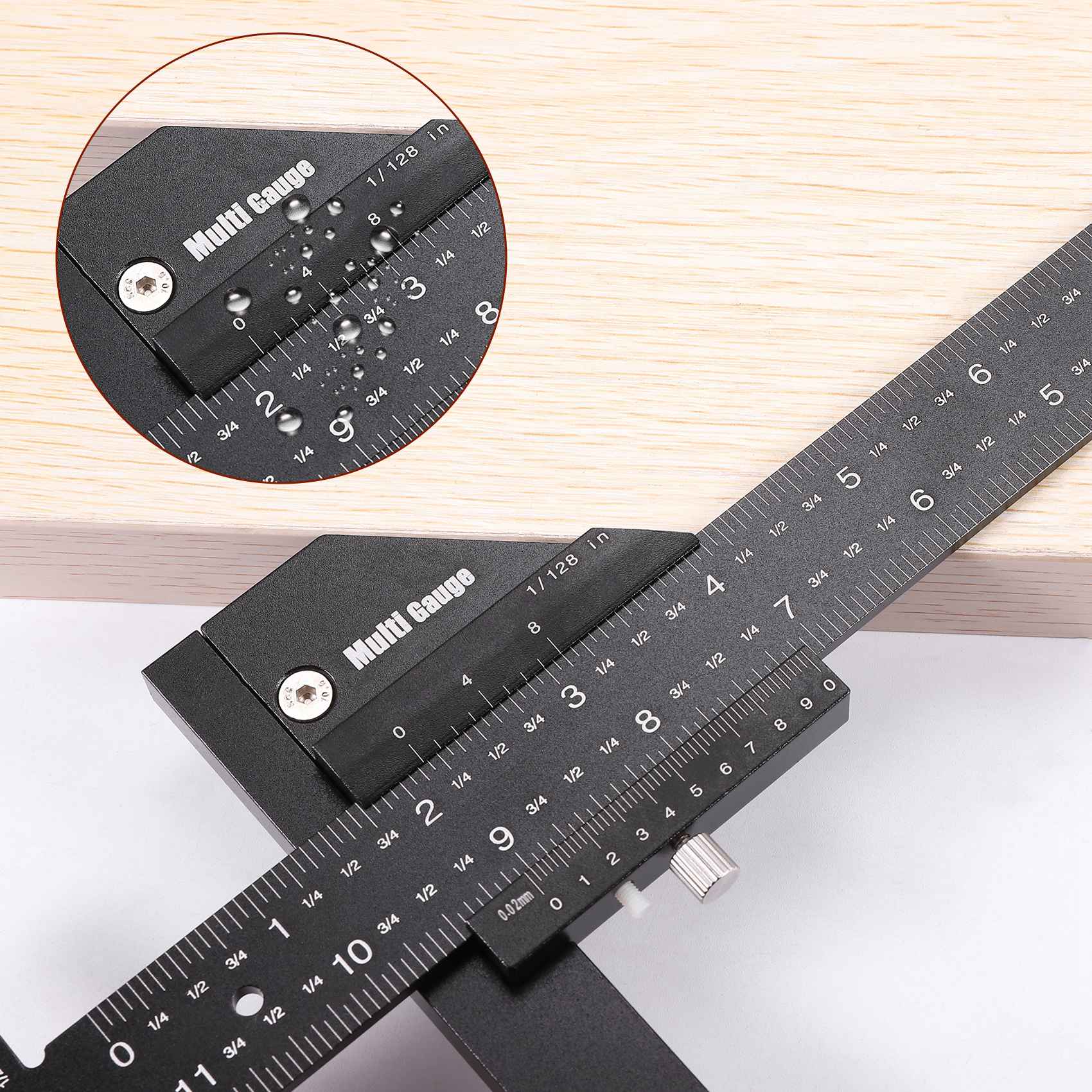 Multi Gauge Woodworking Multifunctional Ruler,Angle Woodworking Tools. 