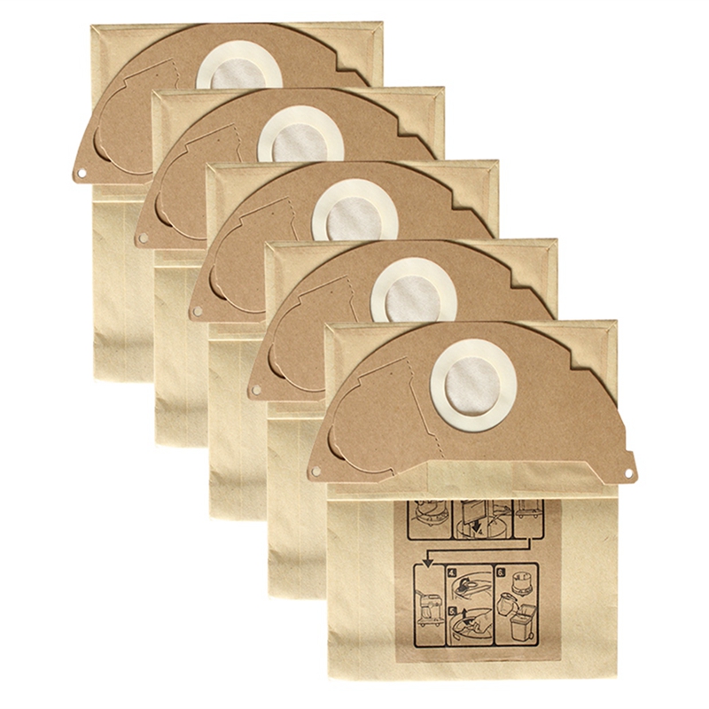 6pcs Dust Bag For Conga 2290 Vacuum Cleaner Filter Paper Spare Parts