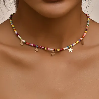 Colorful on sale necklaces fashion