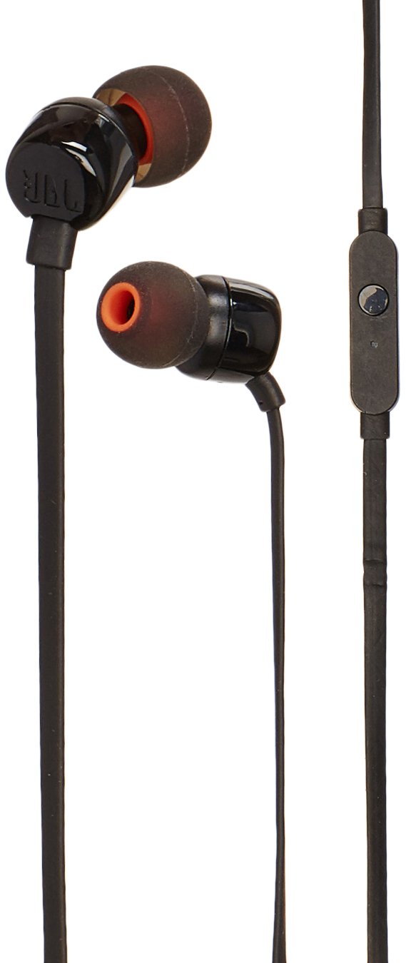 JBL T110 Wired Earphone handfree Headset Branded for Music (Authentic JBL- Serial can be verified on JBL Official Site). 