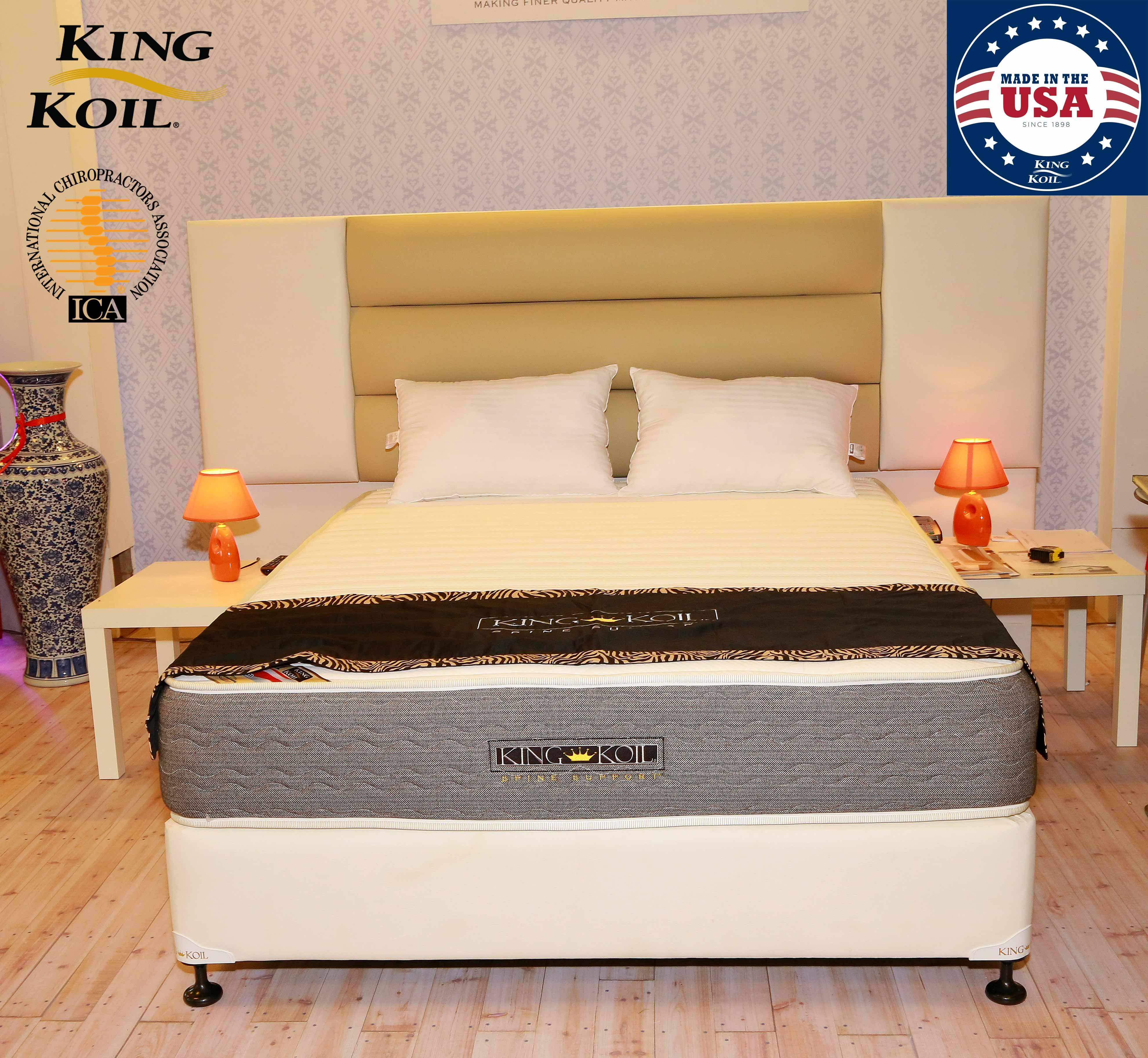 King Koil Nature Comfort Latex Plush 10" - Single Size Spring Mattress (36" x 78" x 10"). 