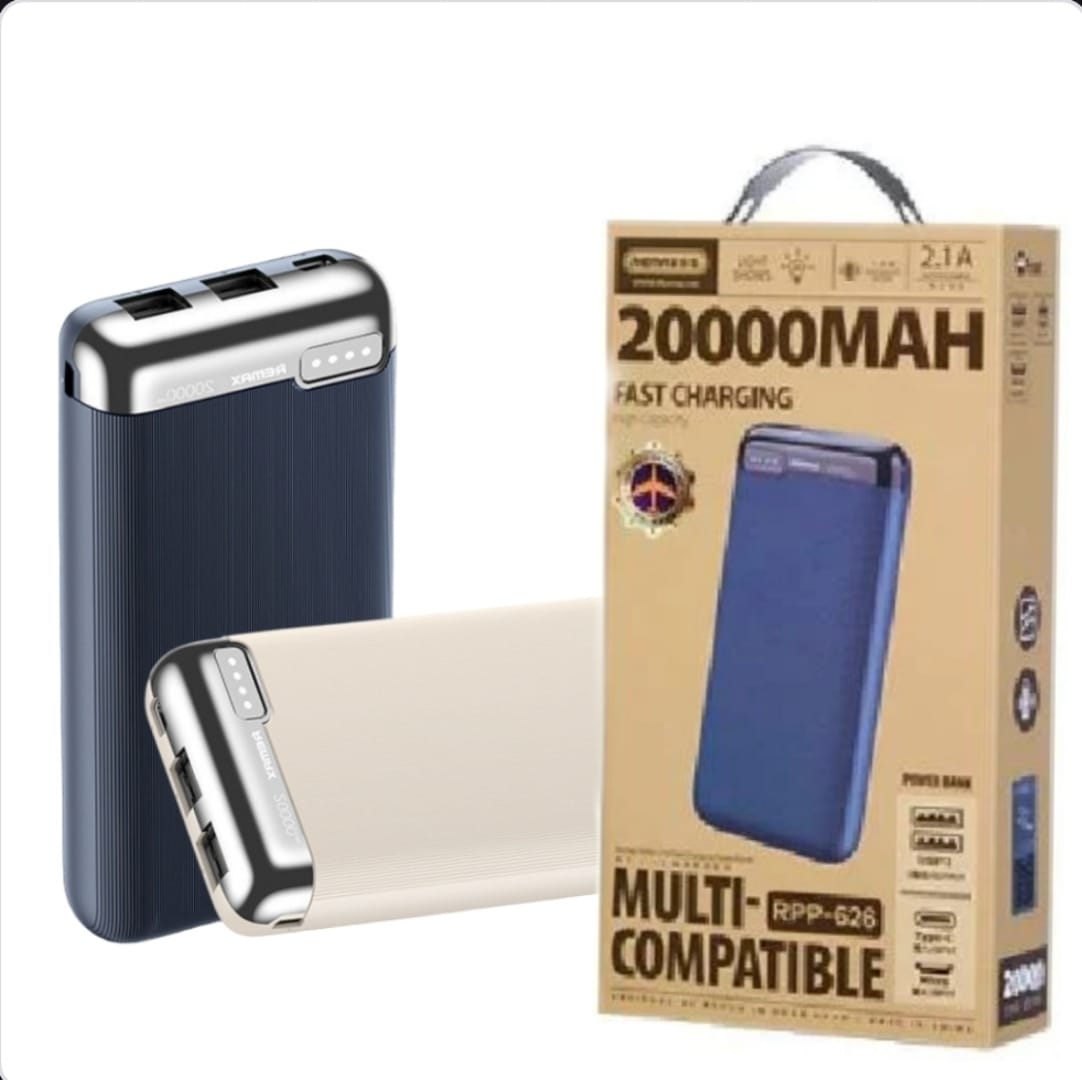 REMAX 20000mAh Power Bank USB External 20000 Digital Power banks
