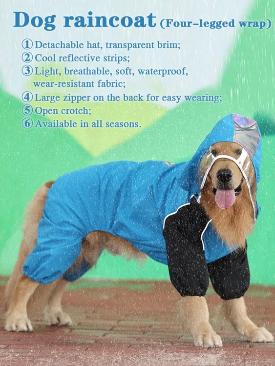 Dog 2024 rain cover