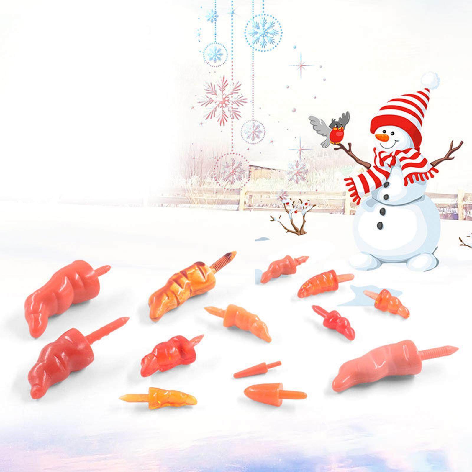 Snowman Noses Multi Sizes Cartoon Carrot Noses Handmade Toys Assorted Safety Noses for 150PCS. 