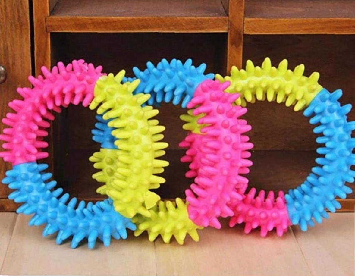Rubber Round Ring Dog Toy Molar Teeth Bite Resistant Chew Toy for Pet Puppy Training Pet Circular Supplies Health Care Dog Toys Interactive Play Dogs Sell Pets Circle Tire Toy Tyre Toy Rubber Puppy Toy Play Toy Rubber Pet Toy Bite Toy Dental Toy. 