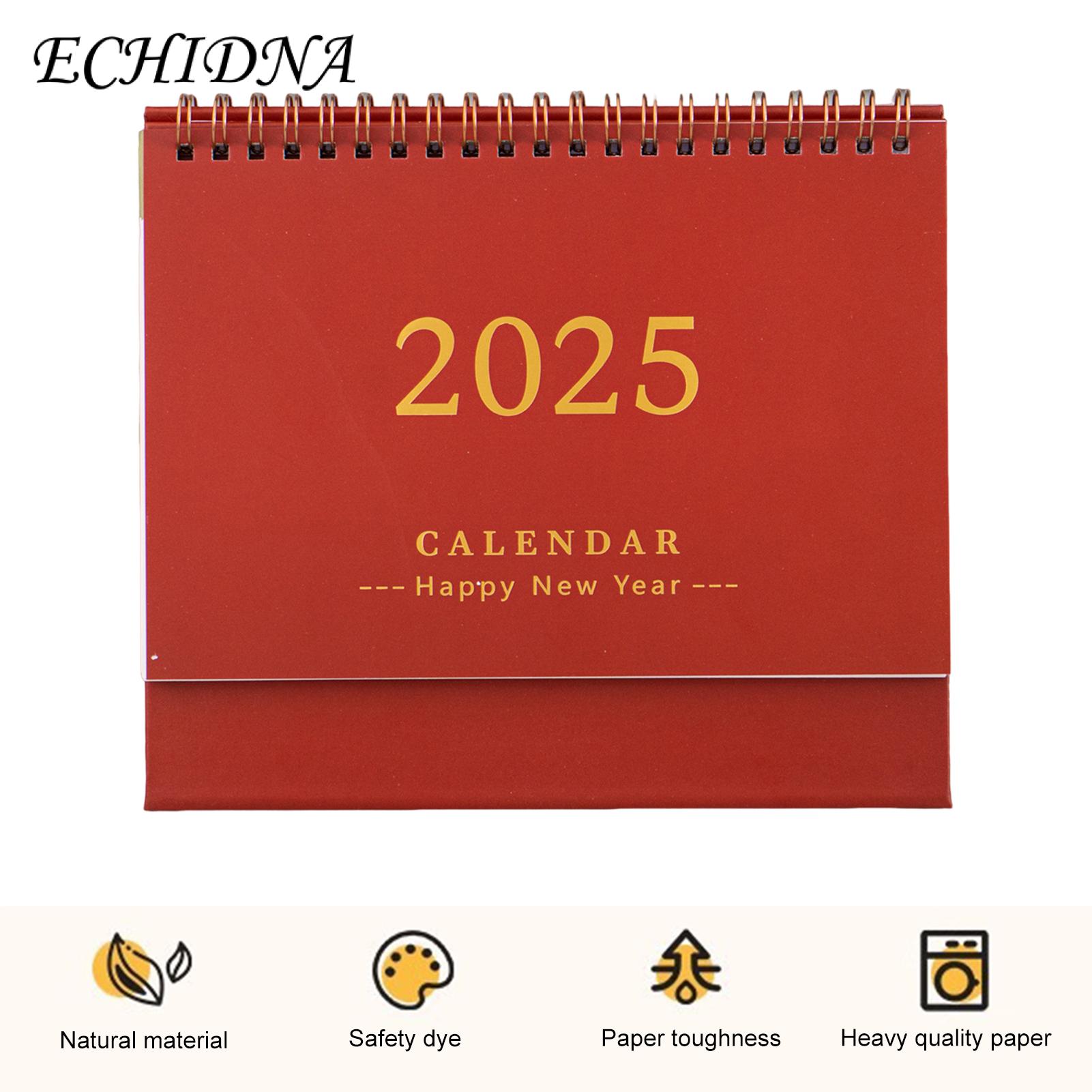 Vertical Flip-top Calendar 2025 Mini Desk Calendar Daily Planner Flip Calendar To-do List Memo Pad Time Management Schedule Organizer for Office Home School Compact Efficient Scheduler for Busy Home. 