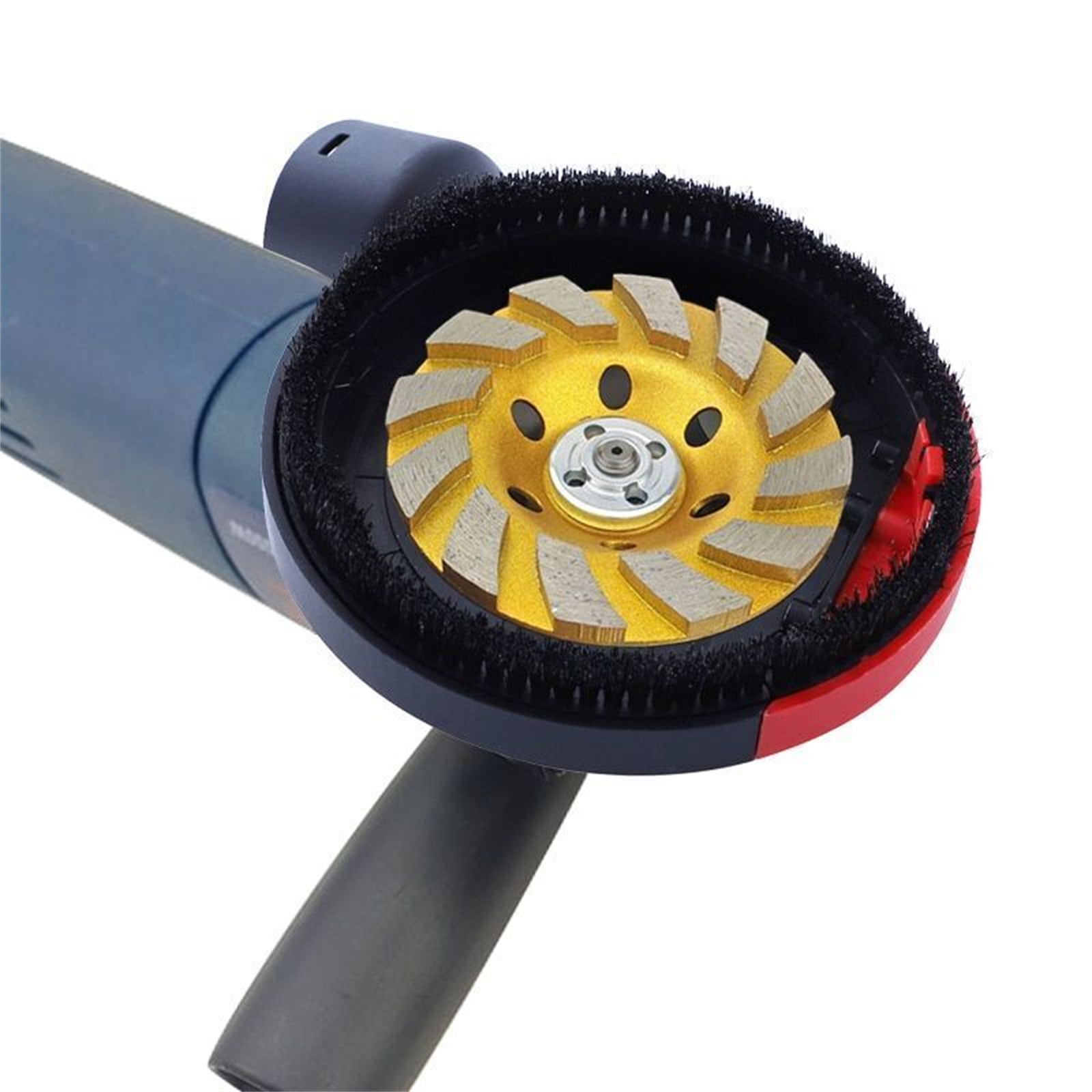 140mm Angle Grinder Dust Shroud Universal Surface Grinding Shroud Cover For Concrete Stone Dust Collection Grinding color. 