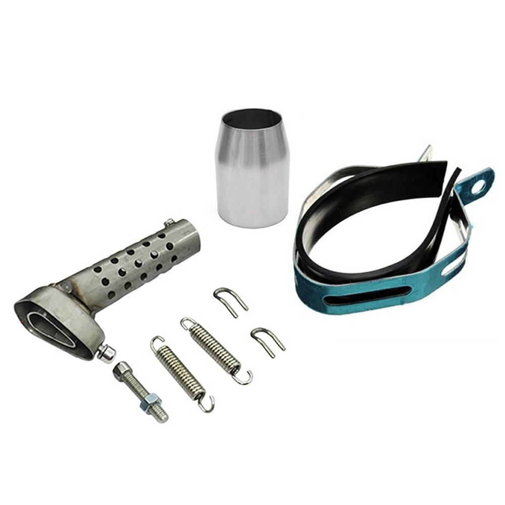 Universal Exhaust Muffler Pipe with DB Killer Silencer slip on 38-51mm for Motorcycle ATV Bike High Temperature Exhaust Pipes. 