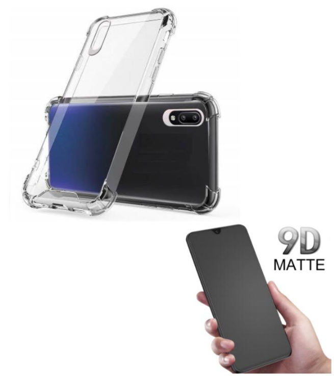Shockproof Case + Matte Tempered Glass Samsung Galaxy A02 M02 A02S M02S A72  A12 A52 A10 A10S A20 A30 A30S A50 A50S A70 A70S A51 A71: Buy Online at Best  Prices in