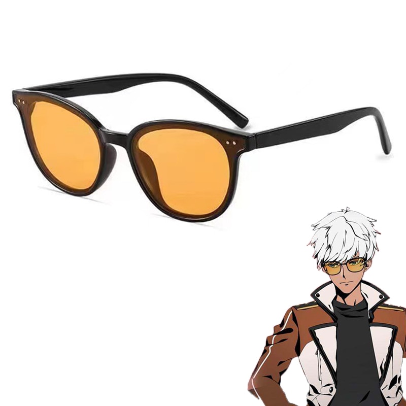 Shall We Date Obey Me Mammon Cosplay Glasses Prop Accessories Women Men Ultralight Clear Round Sunglasses Unisex