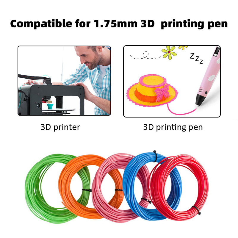 3D Printing Pen PLA Smart 3D Printing Doodle Pen Drawing Pen 3D Filament Design Painting Best for Kids Birthday Christmas Gift. 